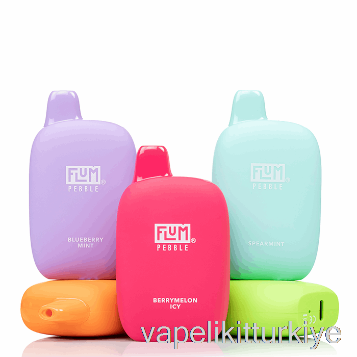 Vape Likit Flum çakıl 6000 Tek Kullanımlık Ananas Hindistan Cevizi